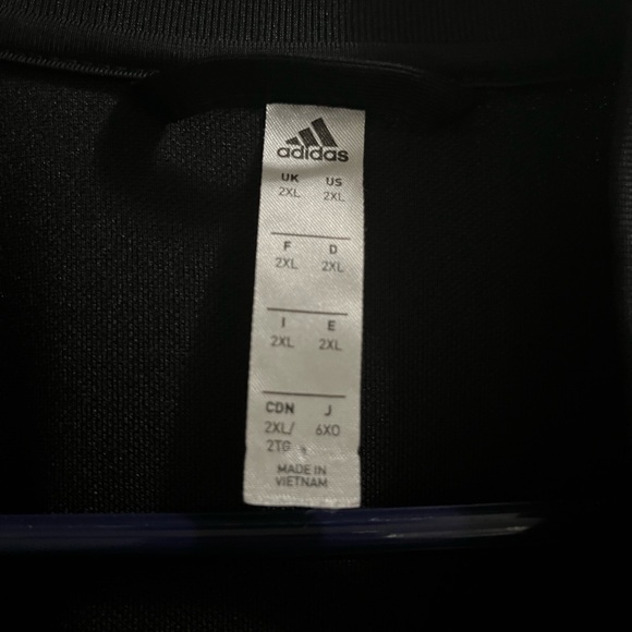 Adidas Men's Black and White Jacket - Picture 3 of 4